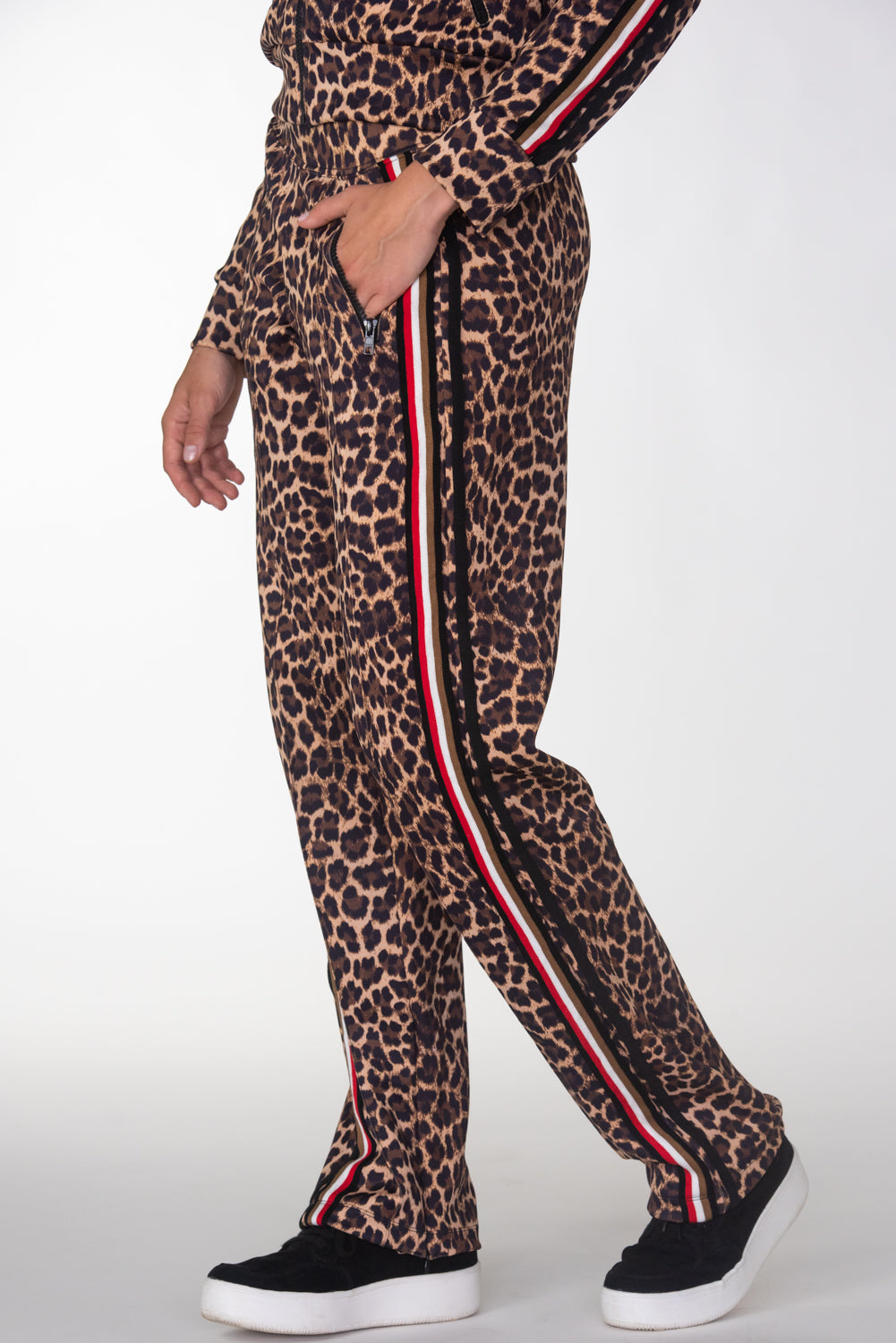Leopard W/ Taping Track Pants